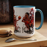 Legends On Court Ceramic Mug Basketball Gift For Sports Fans Gym Lovers Urban Lifestyle Drinkware Bold Streetwear Design Perfect For Coffee Tea And Everyday Motivation