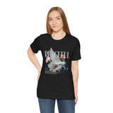 Peaceful Dove Floral Unisex Jersey Short Sleeve Tee Comfortable Soft Cotton Motivational Streetwear Graphic T-Shirt Bold Typography Casual Wear Perfect Gift For Friends Birthdays Everyday Style