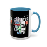 Eyes On Me Boys Medusa Accent Coffee Mug 11oz 15oz Mythological Streetwear Bold Empowerment Design Perfect Gift for Coffee Lovers Friends Birthdays Daily Motivation