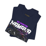 Yamaha R3 Phantom Inspired Sportbike Motorcycle Graphic Unisex Heavy Cotton Tee Premium Streetwear T Shirt for Riders Racers Enthusiasts Everyday Wear