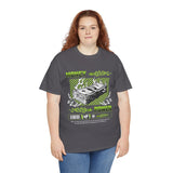 Money Power Unisex Heavy Cotton Tee Bold Dollar Stack Graphic Neon Green Streetwear Aesthetic Hustle Mindset Motivational T Shirt