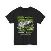 Money Power Unisex Heavy Cotton Tee Bold Dollar Stack Graphic Neon Green Streetwear Aesthetic Hustle Mindset Motivational T Shirt