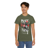 Move With Flow Breakdance Graphic Unisex Heavy Cotton Tee Hip Hop Streetwear Dance Rhythm Urban Style T Shirt
