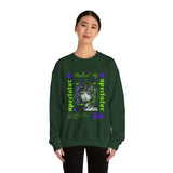 Stalked By Spectator Cyberpunk Anime Glitch Unisex Heavy Blend Crewneck Sweatshirt Japanese Streetwear Pullover