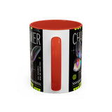 The Charmer Butterfly Accent Coffee Mug 11oz 15oz Black Two Tone Ceramic Cup Aesthetic Iridescent Butterfly Design Gift for Coffee Lovers