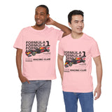 High Performance Single Seater Racing Car Graphic Unisex Heavy Cotton Tee Premium Motorsport Streetwear For Speed Lovers And Daily Casual Wear