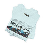 Single Seater Racing Car Artwork Unisex Heavy Cotton Tee High Speed Inspired Streetwear Graphic Shirt For Motorsport Fans And Performance Enthusiasts