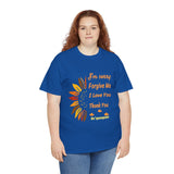 Ho’oponopono Sunflower Unisex T Shirt Healing Affirmation Tee Spiritual Gratitude Mindfulness Inspired Positive Energy Heavy Cotton Graphic Top