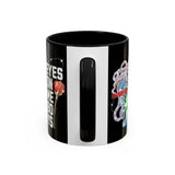 Eyes On Me Boys Medusa Accent Coffee Mug 11oz 15oz Mythological Streetwear Bold Empowerment Design Perfect Gift for Coffee Lovers Friends Birthdays Daily Motivation