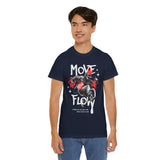 Move With Flow Breakdance Graphic Unisex Heavy Cotton Tee Hip Hop Streetwear Dance Rhythm Urban Style T Shirt