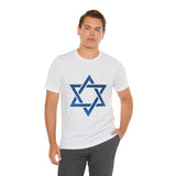 Star Of David Emblem Unisex Heavy Cotton Tee Spiritual Cultural Heritage Symbol Timeless Jewish Identity Graphic Shirt Meaningful Gift Casual Everyday Wear