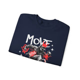 Move With Flow Breakdance Graphic Unisex Heavy Blend Crewneck Sweatshirt Hip Hop Streetwear Dance Rhythm Pullover