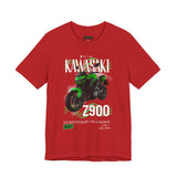 Kawasaki Z900 Green Naked Street Bike Graphic Unisex Heavy Cotton Tee Motorcycle Racing Streetwear Urban Rider Style Gift Shirt