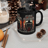 Firefighter Motivational Coffee Mug One Life One Decision Courage Quote Bold Firefighter Design Tribute To Heroes Gift For Firefighters, First Responders, And Everyday Warriors