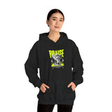 Praise Angel Statue Graphic Unisex Heavy Blend Hooded Sweatshirt Gothic Spiritual Streetwear Hoodie