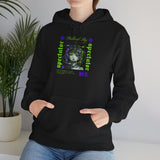 Stalked By Spectator Cyberpunk Anime Glitch Unisex Heavy Blend Hooded Sweatshirt Japanese Streetwear Hoodie