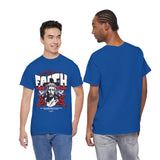 Faith Over Fear Jesus Crown Of Thorns Unisex Heavy Cotton Tee Christian Graphic Bold Religious Streetwear Motivational Bible Verse T Shirt