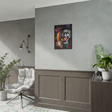 Jocker Sinister Grin Glossy Poster Dark Gothic Wall Art Psychological Expression Bold Horror Design Cinematic Home Decor Collector Piece For Visionary Creatives And Fearless Souls