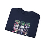 Comic Chaos Halftone Art Unisex Heavy Blend Crewneck Sweatshirt Bold Graphic Streetwear Pullover Premium Vintage Design Warm Cozy Fleece Everyday Wear Perfect Gift for Art Lovers and Urban Culture...