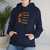 Ho’oponopono Sunflower Unisex Hoodie Heavy Blend Pullover Sweatshirt Healing Affirmation Spiritual Gratitude Mindfulness Positive Energy Streetwear