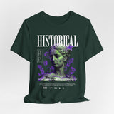 Historical Statue Graphic Premium Unisex Jersey Short Sleeve Tee Vintage Aesthetic Streetwear T-Shirt