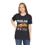 JDM Street Racing Legend Skyline R34 Inspired Supra MK4 Style Unisex Graphic Tee Japanese Drift Car Culture Motorsport Streetwear Shirt