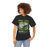 Money Power Unisex Heavy Cotton Tee Bold Dollar Stack Graphic Neon Green Streetwear Aesthetic Hustle Mindset Motivational T Shirt