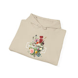 You Can Be Whatever Motivational Hoodie Comfortable Unisex Sweatshirt Bold Floral Empowerment Design Streetwear Positive Vibes Cozy Everyday Wear Perfect Gift for Dreamers Friends and Free Spirits