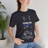 YZ250 Inspired Motocross Blueprint Unisex Heavy Cotton Tee Racing Dirt Bike Graphic Streetwear Gift