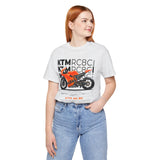 KTM RC 8C Track Inspired Unisex Heavy Cotton Tee Racing Superbike Graphic Streetwear Motorsport Fan T Shirt