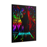 Reaper Of Neon Flames Poster Dark Neon Skull Wall Art Cosmic Energy Illustration Premium Matte Print For Home Studio Office And Urban Spaces