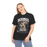 Hermes Greek Mythology Unisex Heavy Cotton Tee Ancient God of Communication and Travel Streetwear Graphic T Shirt