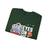 Eyes On Me Boys Medusa Crewneck Comfortable Unisex Heavy Blend Sweatshirt Mythological Streetwear Bold Empowerment Design for Self Expression Perfect Gift for Friends Birthdays Cozy Days Casual Wear