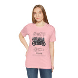 Honda CBR Superbike Blueprint Racing Motorcycle Graphic Tee Sport Bike Track Design T Shirt For Riders Speed Lovers Motorsport Streetwear Gift
