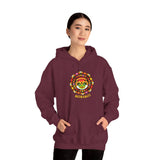 Kathakali Unisex Hoodie Heavy Blend Pullover Sweatshirt Kerala Traditional Dance Art Graphic Indian Culture Onam Festival Heritage Malayalam Design