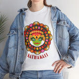 Unisex Kathakali T Shirt Kerala Traditional Dance Art Graphic Tee Indian Culture Festival Onam Heritage Malayalam Performance Heavy Cotton Top