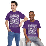 Feel The Shockwave Horizon Force Airplane Graphic Unisex Heavy Cotton Tee Military Aviation Streetwear T Shirt