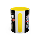 Eyes On Me Boys Medusa Accent Coffee Mug 11oz 15oz Mythological Streetwear Bold Empowerment Design Perfect Gift for Coffee Lovers Friends Birthdays Daily Motivation