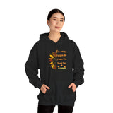 Ho’oponopono Sunflower Unisex Hoodie Heavy Blend Pullover Sweatshirt Healing Affirmation Spiritual Gratitude Mindfulness Positive Energy Streetwear