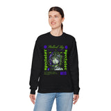 Stalked By Spectator Cyberpunk Anime Glitch Unisex Heavy Blend Crewneck Sweatshirt Japanese Streetwear Pullover