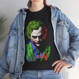 The Jocker Why So Serious Within Unisex Heavy Cotton Tee Bold Psychological Streetwear Art Dark Emotion Graphic Shirt for Fearless Thinkers and Urban Rebels