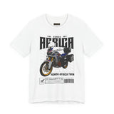 African Twin Adventure Motorcycle Graphic Tee Off Road Touring Bike T Shirt For Riders Explorers Long Distance Travel Motorsport Streetwear Gift