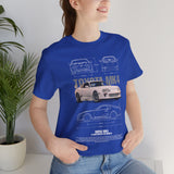 Toyota MK4 Blueprint Tee – Supra MK4 Sports Car MK4 Japanese Performance Coupe Inspired Graphic T Shirt JDM Street Racing Culture Automotive Icon Art Unisex Tee
