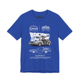 Futuristic Retro Sci Fi Time Travel Car Blueprint Art Unisex Heavy Cotton Tee Premium Streetwear For Vintage Car Lovers Collectors And Enthusiasts