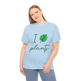 I Love Plants Unisex Heavy Cotton Tee Eco Friendly Botanical Leaf Nature Lover Green Gardening T Shirt Sustainable Plant Parent Gift For Gardeners