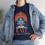 Lord Kali Goddess T Shirt Mahakali The Dark Goddess Shakti Hindu Spiritual Graphic Tee Navratri Durga Puja Festival Wear Unisex Cotton Devotional Streetwear India