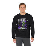 Historical Statue Graphic Premium Unisex Heavy Blend Crewneck Sweatshirt Vintage Aesthetic Streetwear Pullover