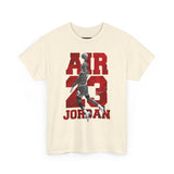 Air Jordan Sky Legend Unisex Heavy Cotton Tee Bold Athletic Streetwear Design Inspirational Basketball Dunk Artwork Motivational Sports Graphic Tee For Dreamers And Hustlers