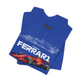 Performance Race Car Blueprint Unisex Heavy Cotton Tee Retro Motorsports Speed Machine Graphic Streetwear Premium Racing Art Shirt for Everyday Style and Enthusiast Gifts