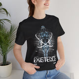 Existence Dystopian Society Cyborg Unisex Jersey Short Sleeve Tee Futuristic Sci Fi Robotic Graphic Cyberpunk Streetwear Statement T Shirt